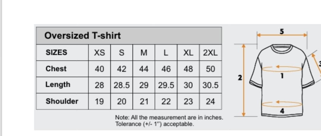 Men's Typography Oversized T-Shirt