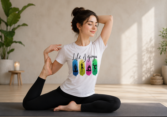 Women's Regular Fit Yoga T-shirt