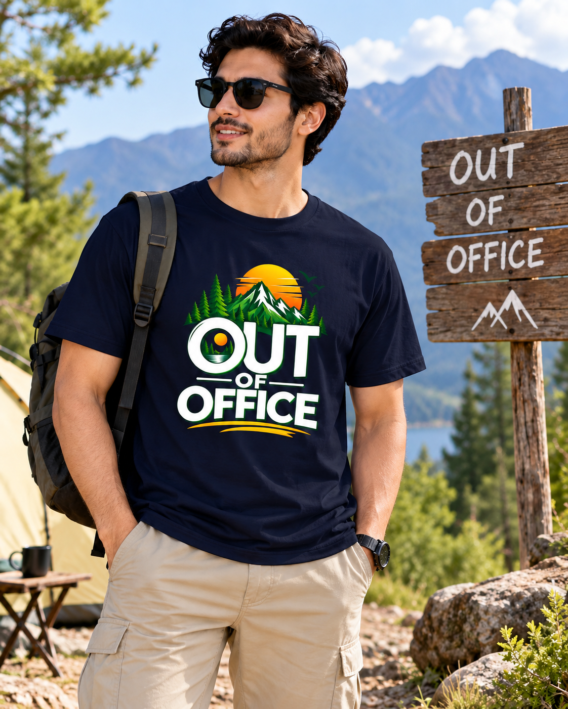 T-shirt Navy