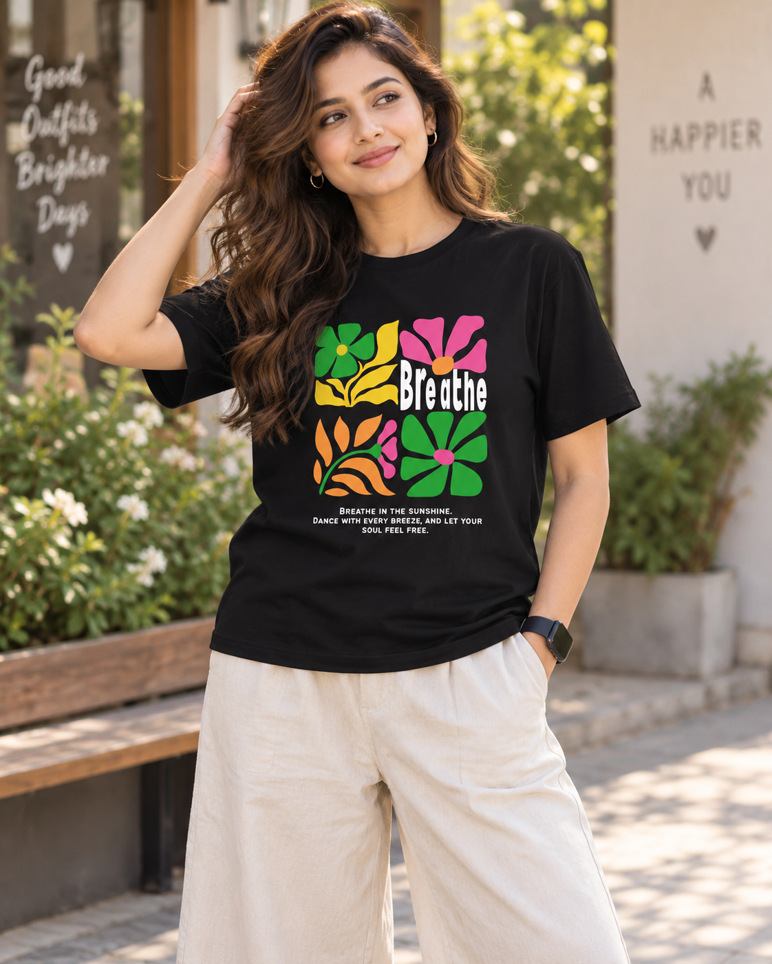 T-shirt Black