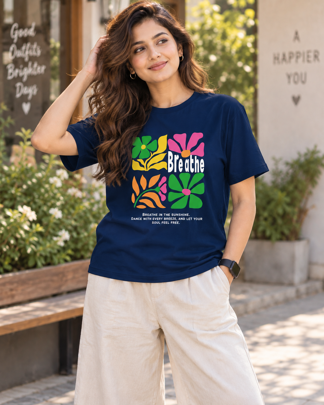 T-shirt Navy