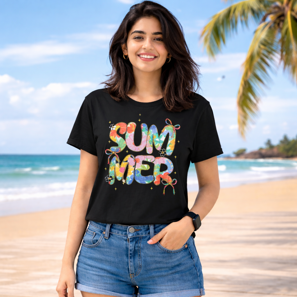 Women Summer Regular Fit T-shirt