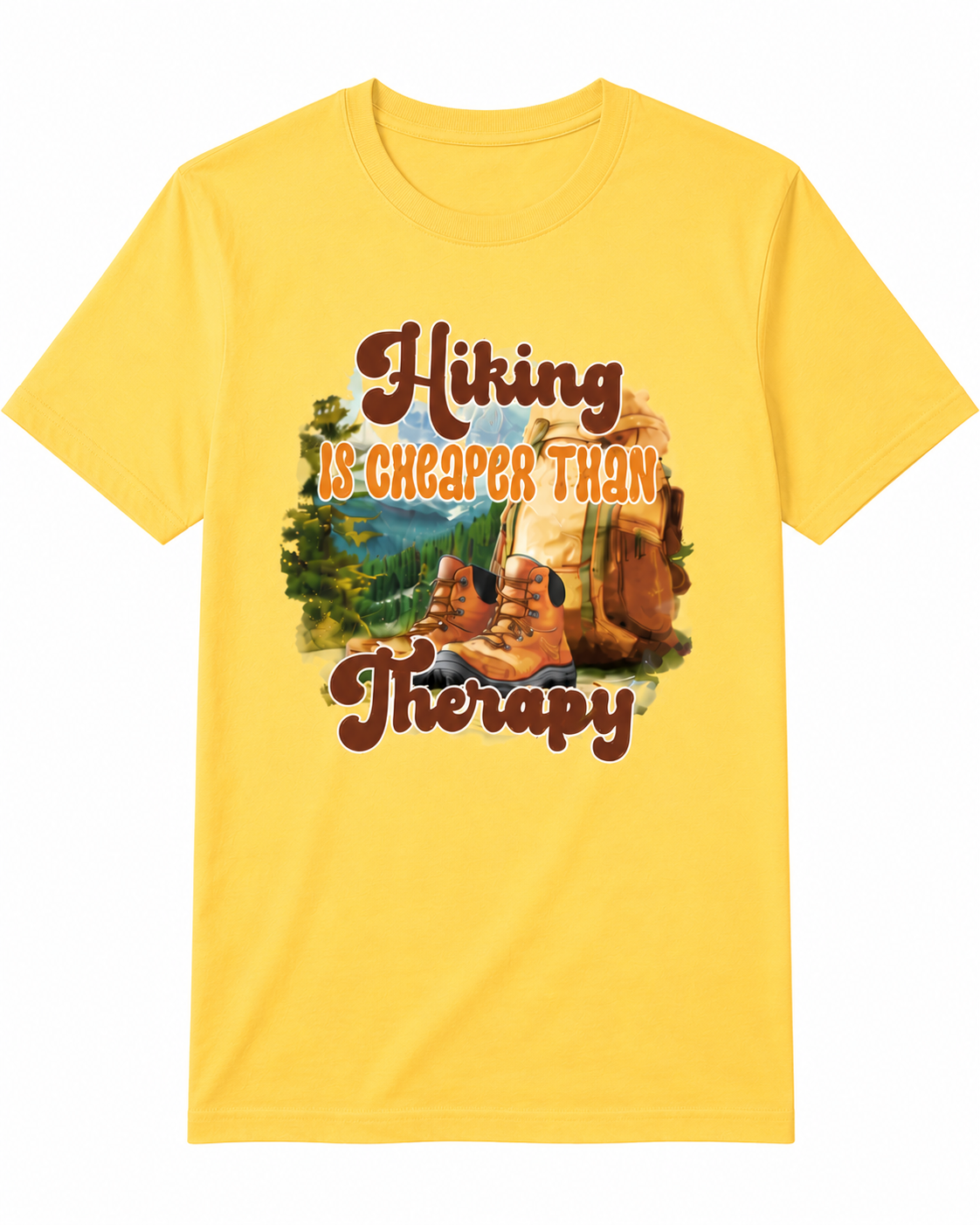 Men Hiking Graphic Regular Fit T-Shirt