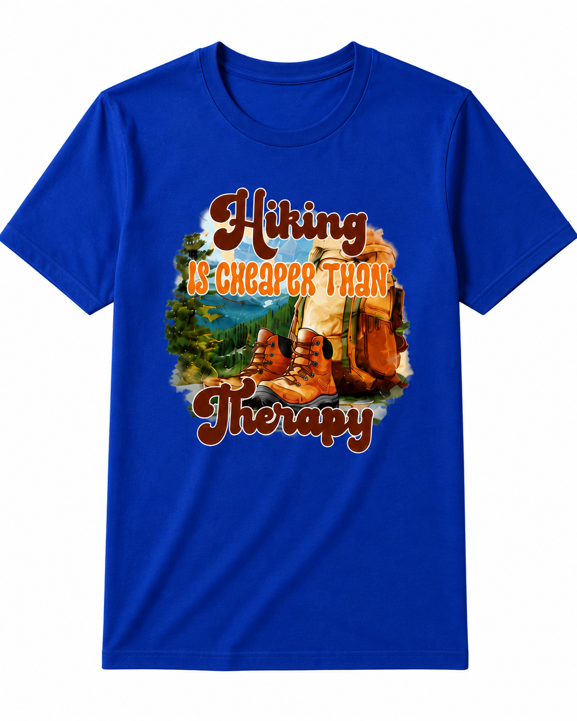 Men Hiking Graphic Regular Fit T-Shirt