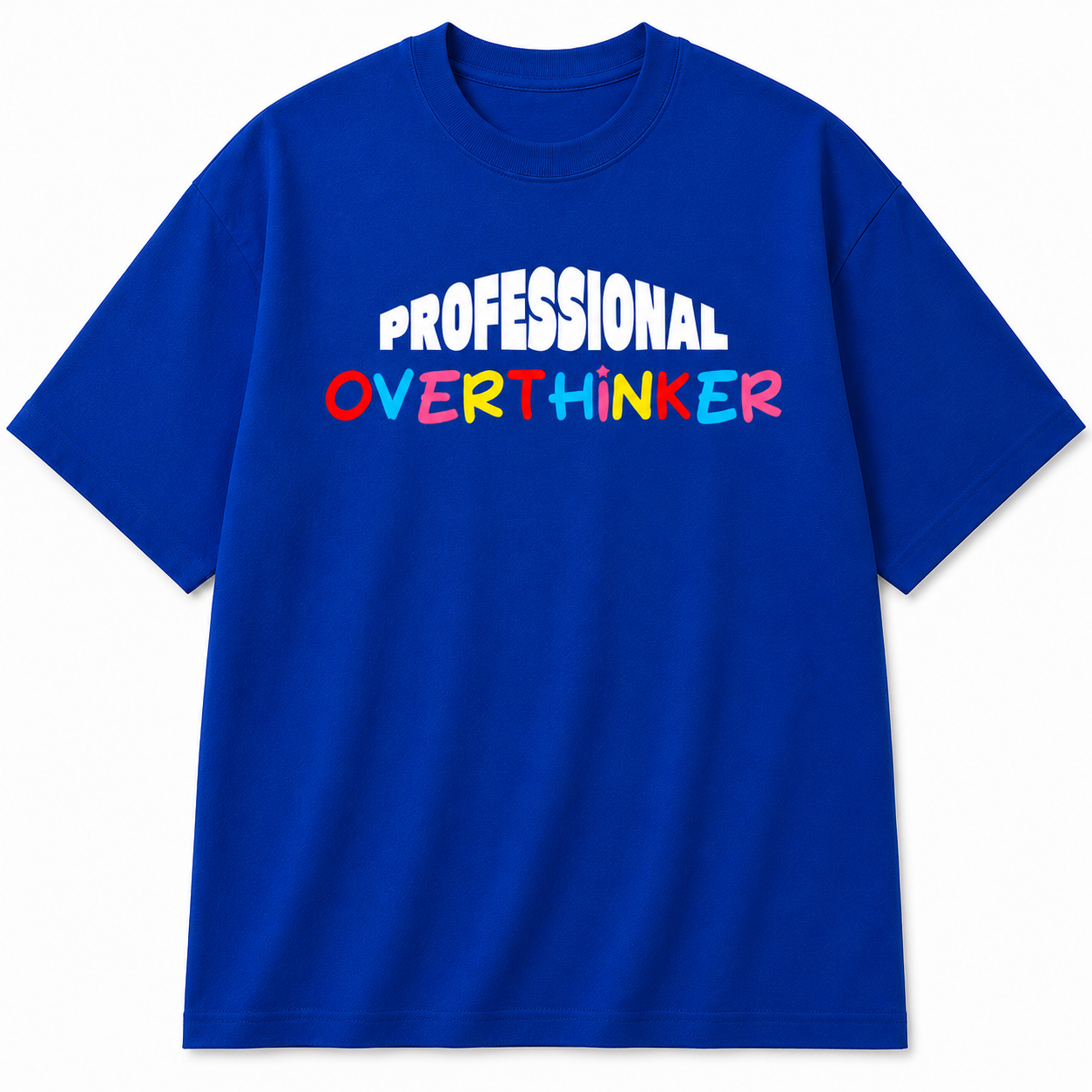 Men Professional Overthinker Oversized  T-Shirt