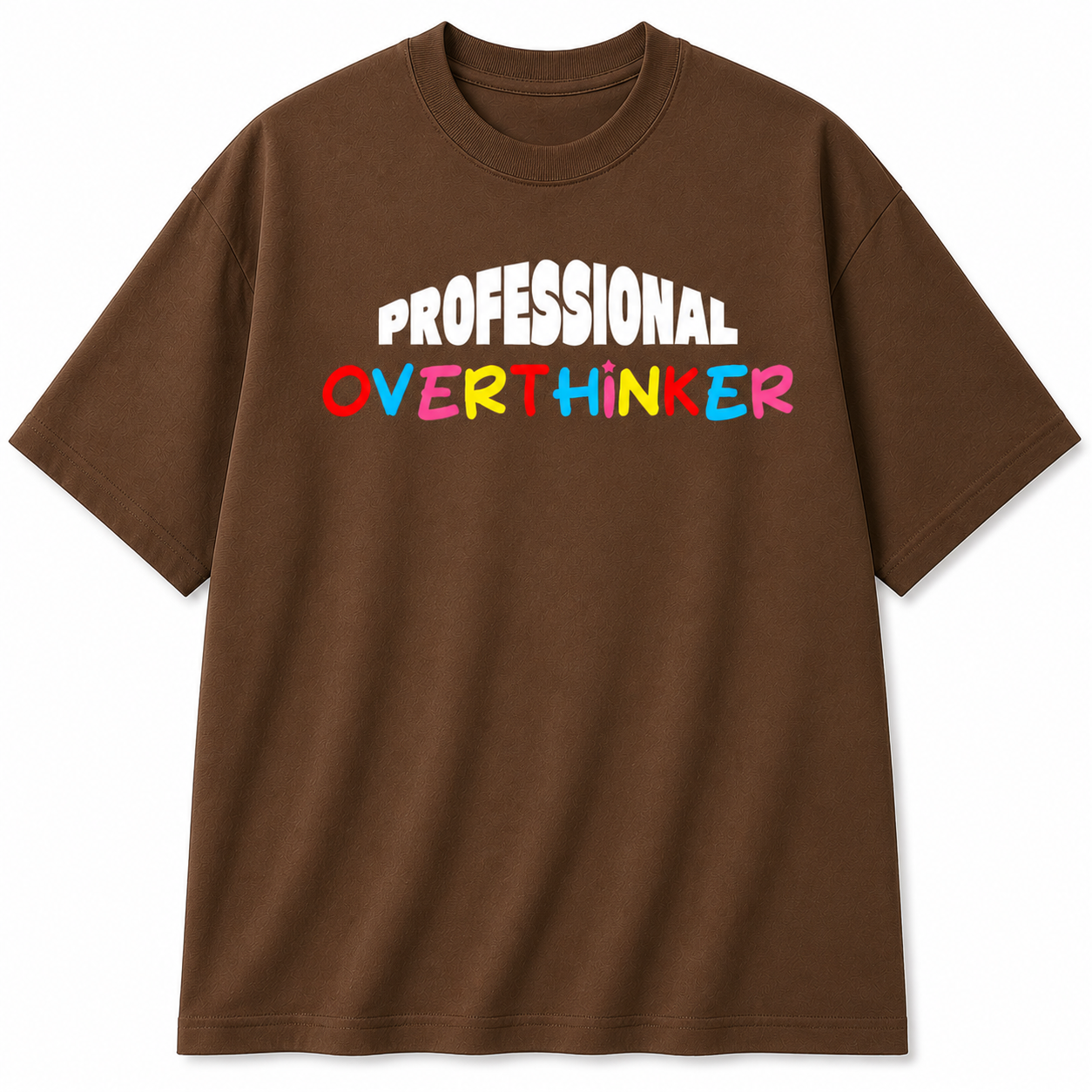 Men Professional Overthinker Oversized  T-Shirt