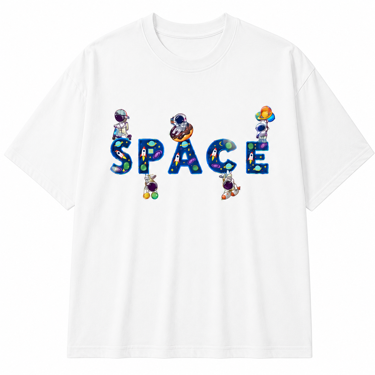 Women's Oversized Space T-shirt