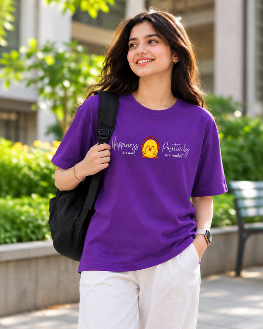 Women's Graphi Printed Regular Fit T-shirt