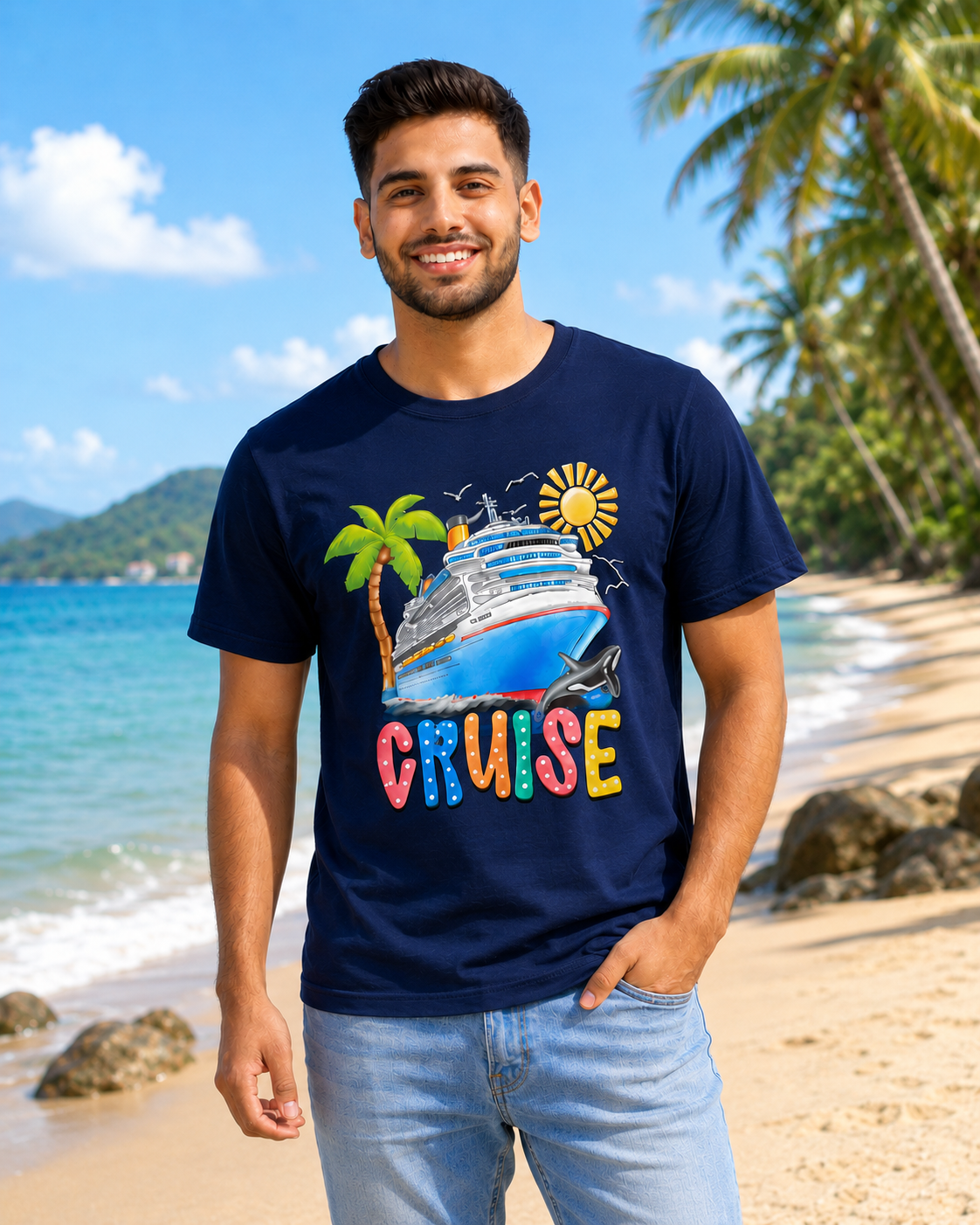 T-shirt Navy