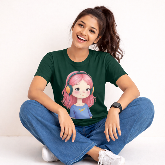 T-shirt Bottle Green