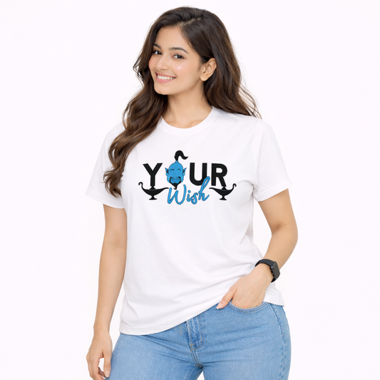 Women Genie Graphic Regular Fit T-Shirt