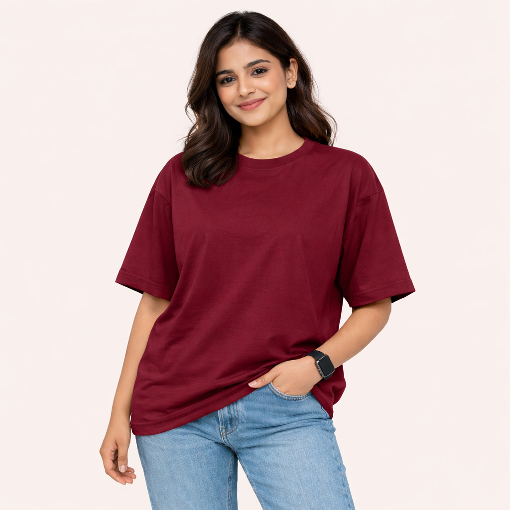 T-shirt Mehroon