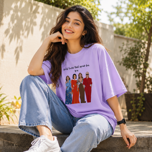 Women Stylish Women Graphic Oversize Fit T-Shirt