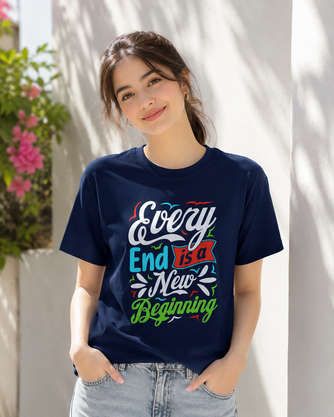 T-shirt Navy
