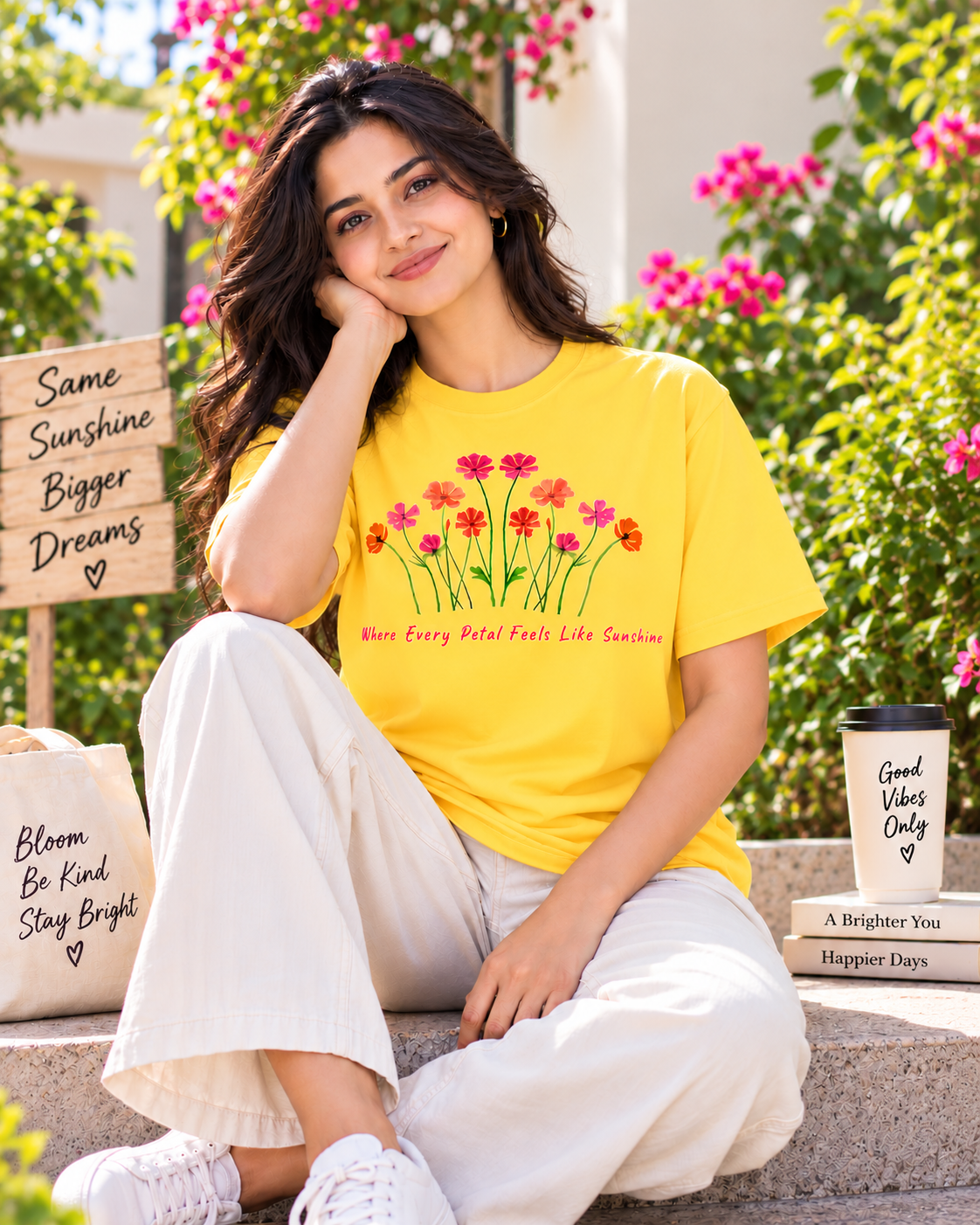 T-shirt Light Yellow
