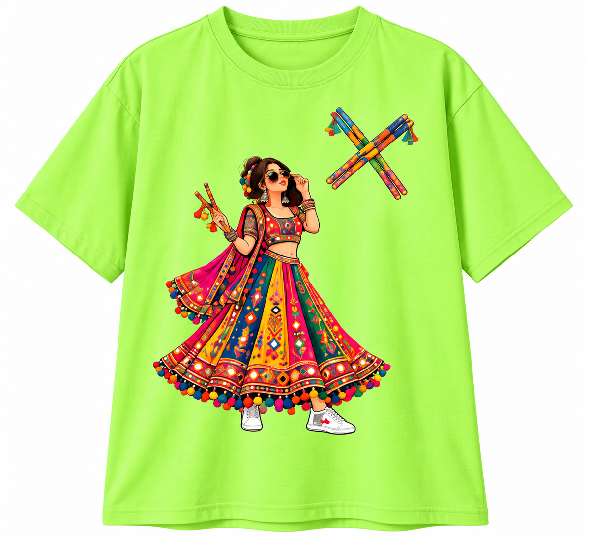 T-shirt Neon Green