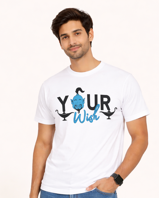 Men Genie Graphic Regular Fit T-Shirt